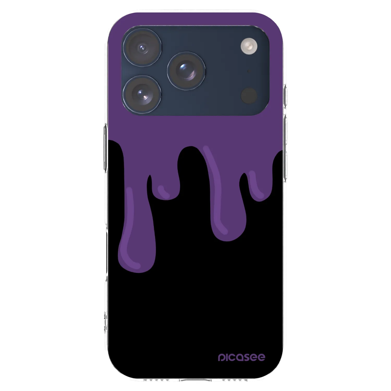 Picasee διαφανής θήκη σιλικόνης Apple iPhone 17 Pro - Purple spooky