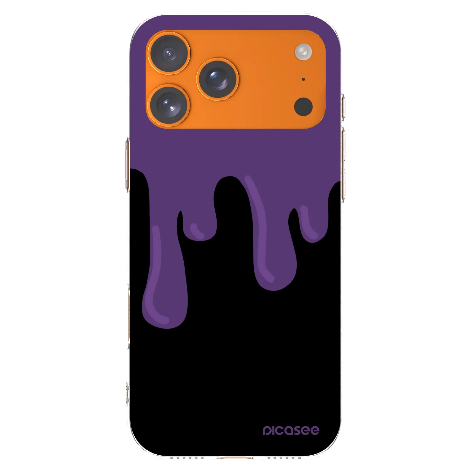 Picasee διαφανής θήκη σιλικόνης Apple iPhone 17 Pro Max - Purple spooky