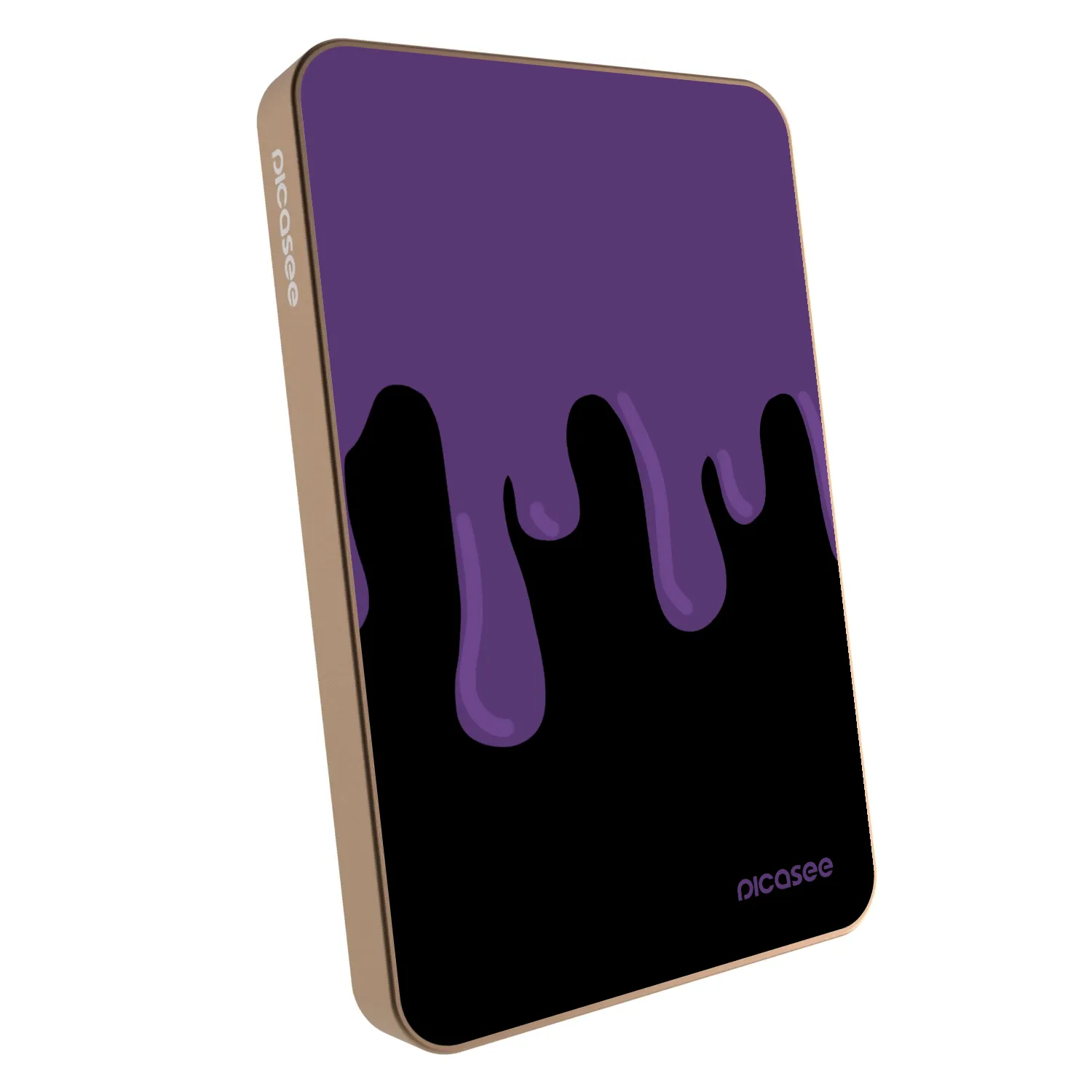 Picasee Powerbank με MagSafe 5 000 mAh Χρυσαφένιος - Purple spooky