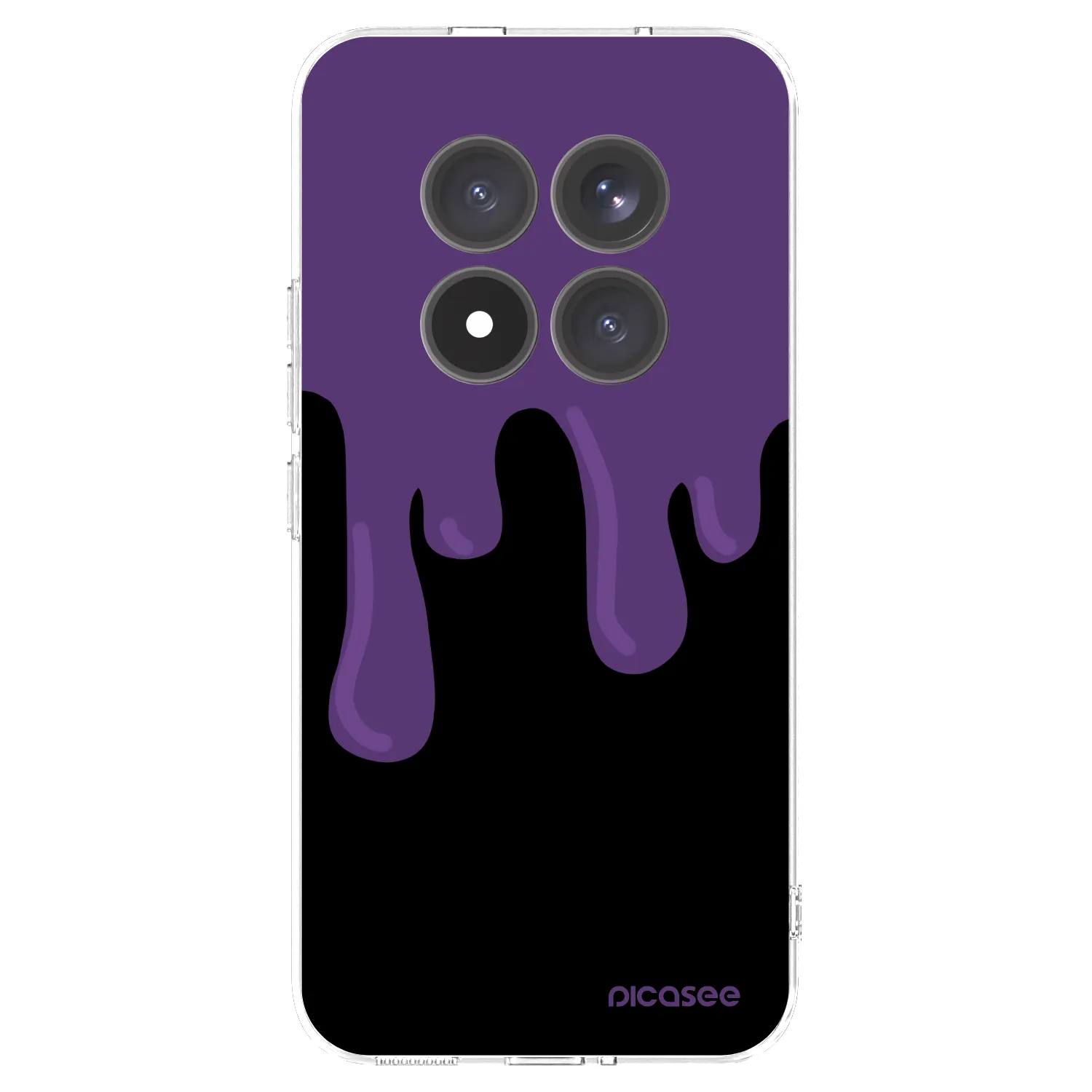 Picasee διαφανής θήκη σιλικόνης Xiaomi Redmi Note 15 Pro+ - Purple spooky