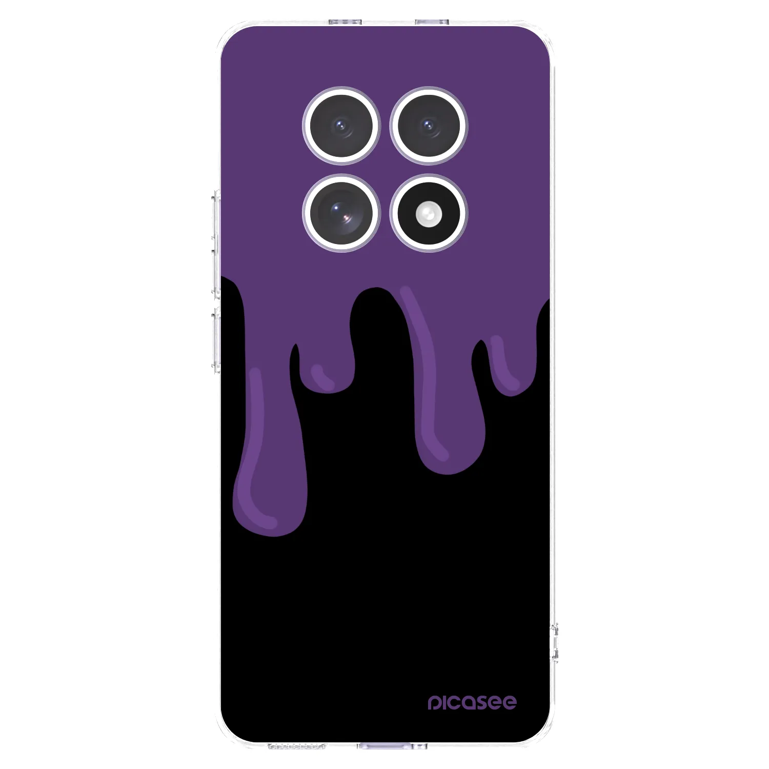 Picasee διαφανής θήκη σιλικόνης Xiaomi Redmi Note 15 4G - Purple spooky