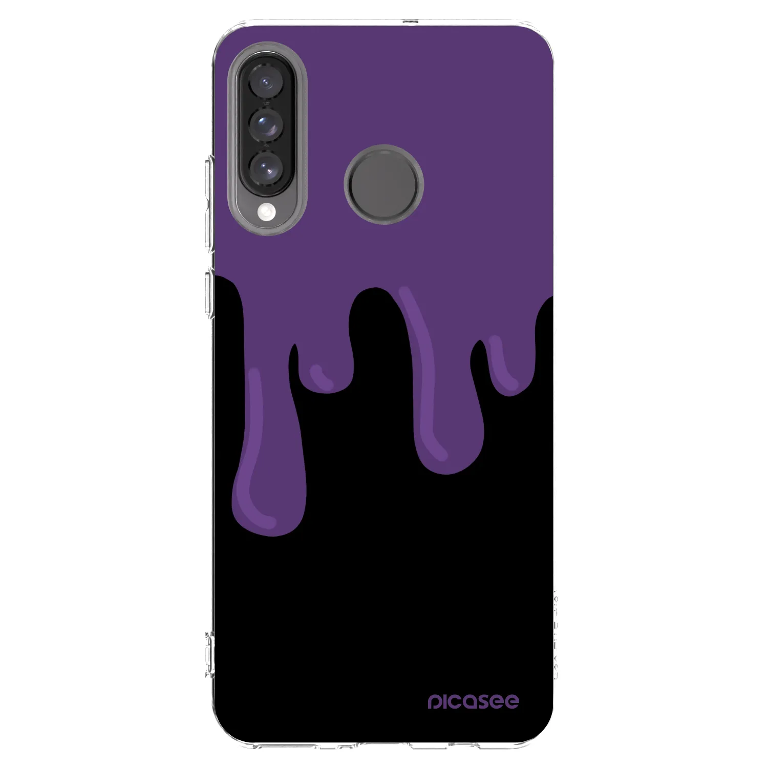 Picasee διαφανής θήκη σιλικόνης Huawei P30 Lite - Purple spooky
