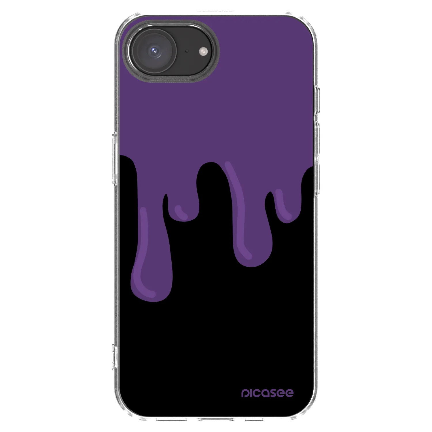 Picasee διαφανής θήκη σιλικόνης Apple iPhone 17e - Purple spooky