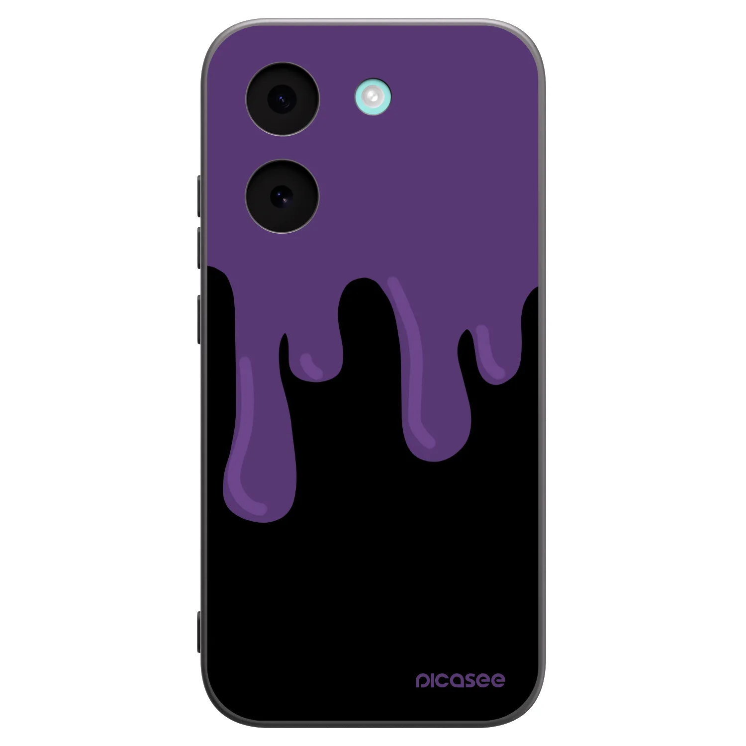 Picasee Μαύρη θήκη σιλικόνης για Xiaomi Poco X8 Pro - Purple spooky