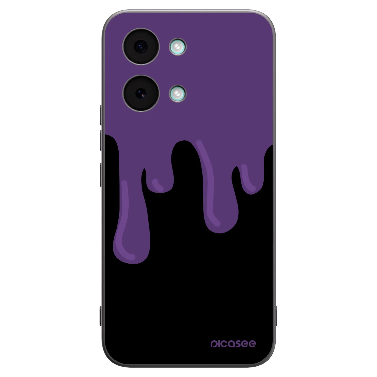 Picasee Μαύρη θήκη σιλικόνης για Xiaomi Poco X8 Pro Max - Purple spooky