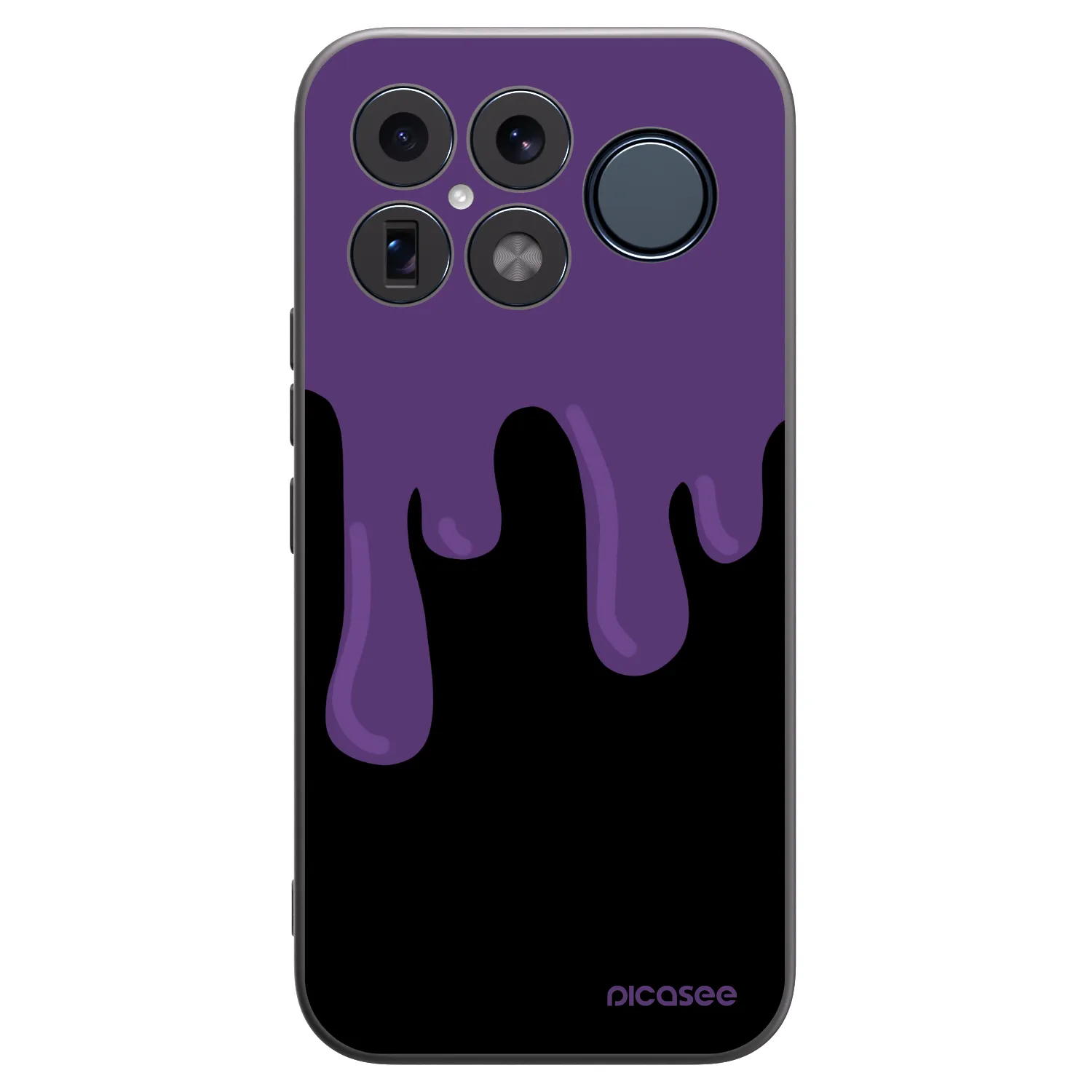 Picasee Μαύρη θήκη σιλικόνης για Xiaomi Poco F8 Ultra - Purple spooky