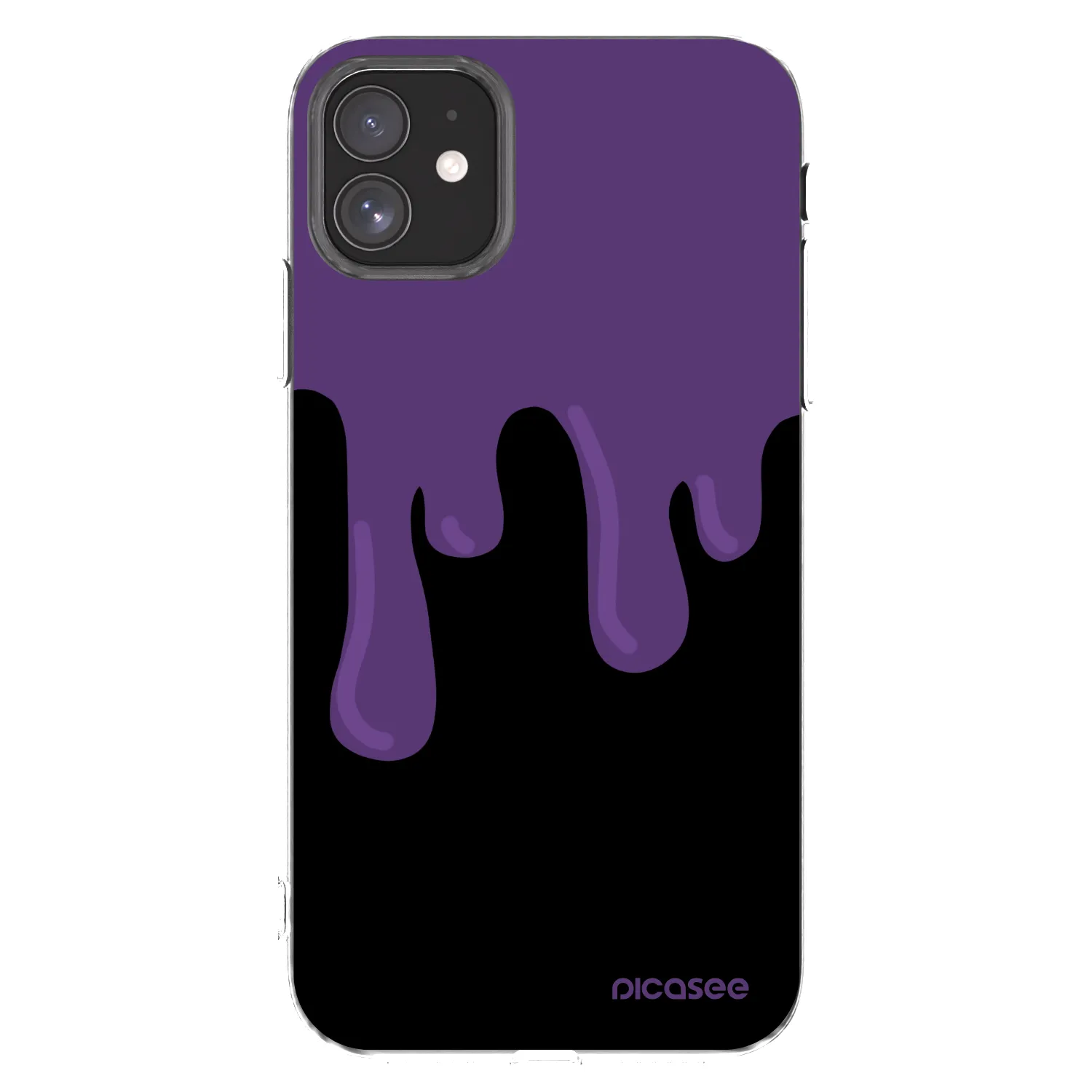 Picasee διαφανής θήκη σιλικόνης Apple iPhone 11 - Purple spooky