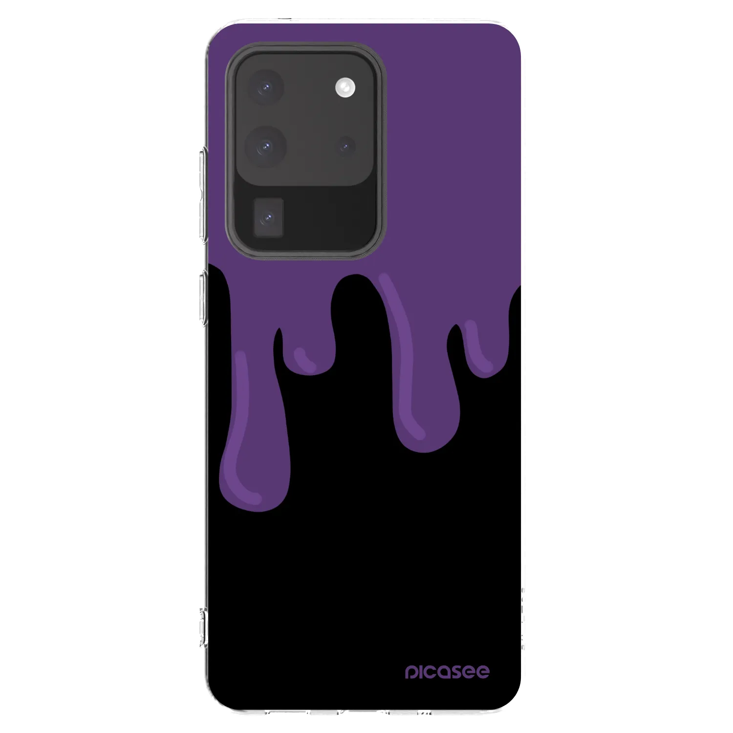 Picasee διαφανής θήκη σιλικόνης Samsung Galaxy S20 Ultra 5G G988F - Purple spooky