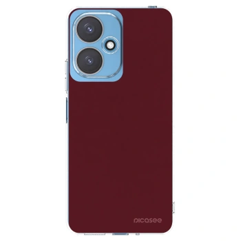 Picasee διαφανής θήκη σιλικόνης Xiaomi Redmi 13C 5G - Burgundy red