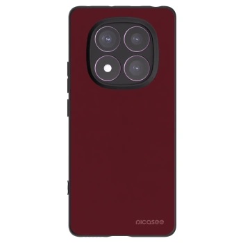 Picasee Μαύρη θήκη σιλικόνης για Xiaomi Redmi Note 14 Pro 4G - Burgundy red