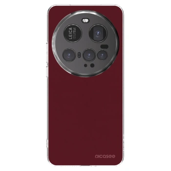 Picasee διαφανής θήκη σιλικόνης Xiaomi 15 Ultra - Burgundy red