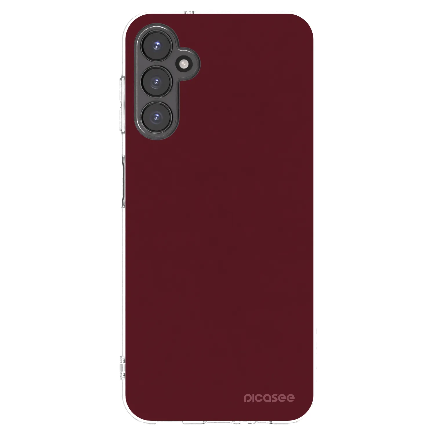 Picasee διαφανής θήκη σιλικόνης Samsung Galaxy A14 4G A145R - Burgundy red