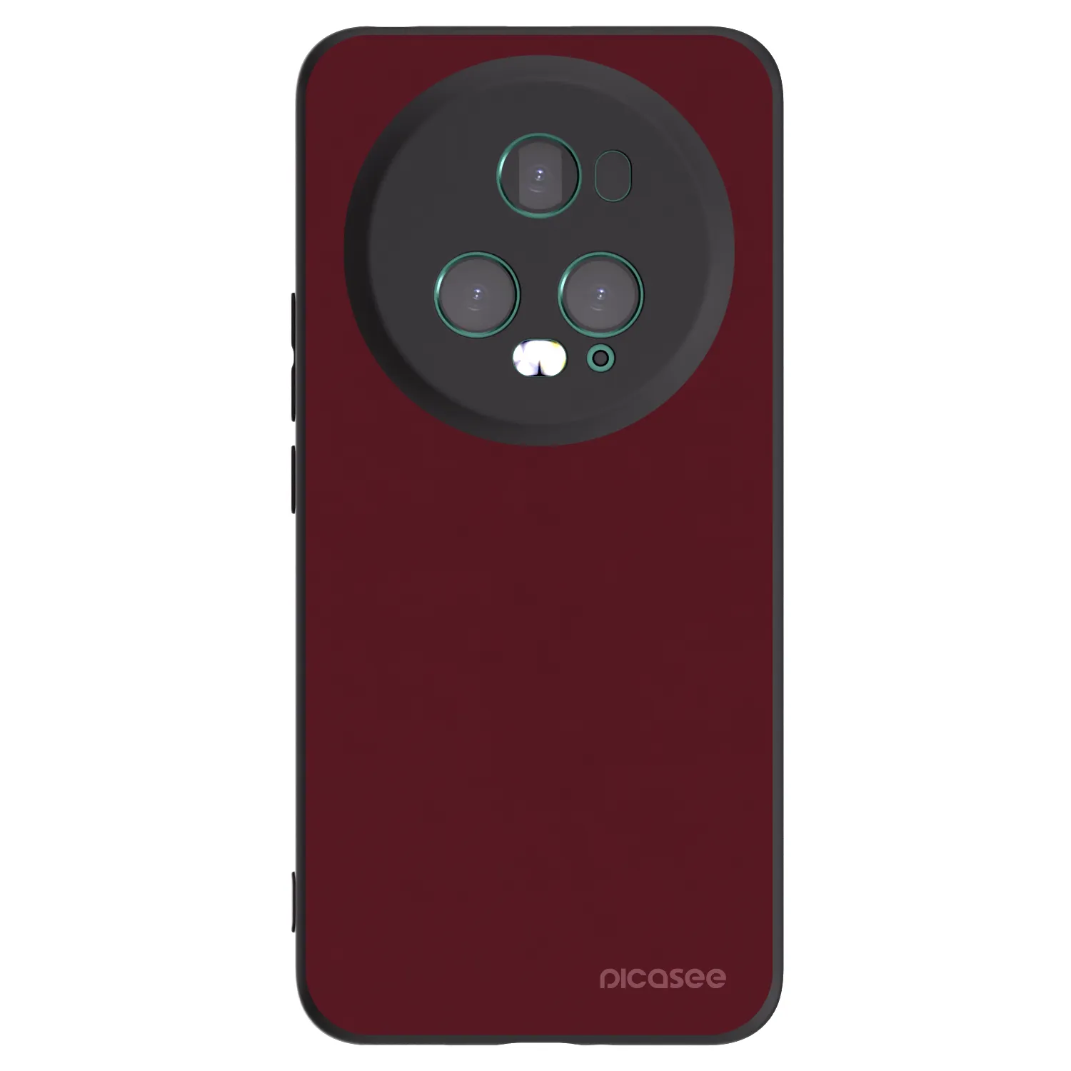 Picasee Μαύρη θήκη σιλικόνης για Honor Magic5 Pro - Burgundy red