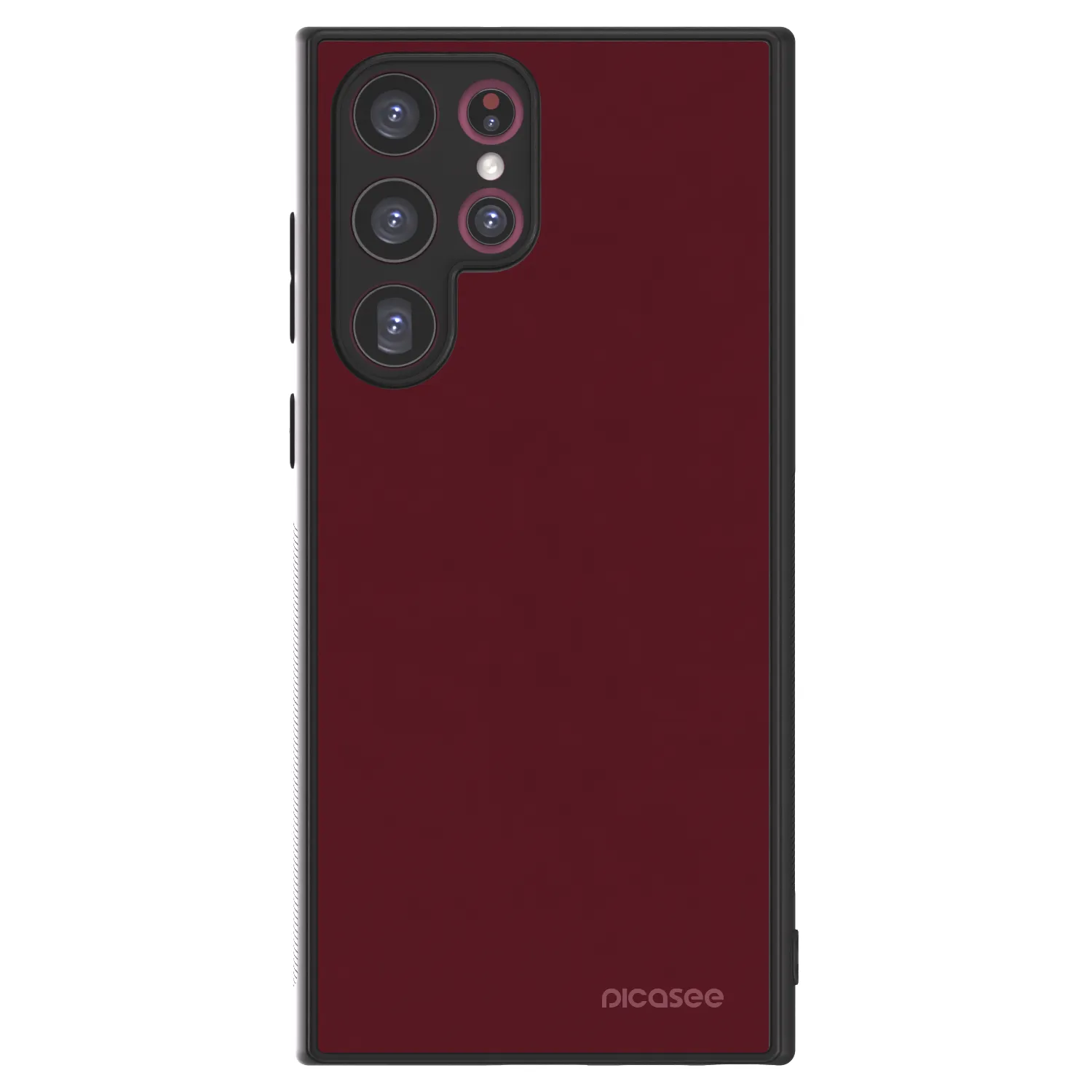 Picasee ULTIMATE CASE PowerShare για Samsung Galaxy S22 Ultra 5G - Burgundy red