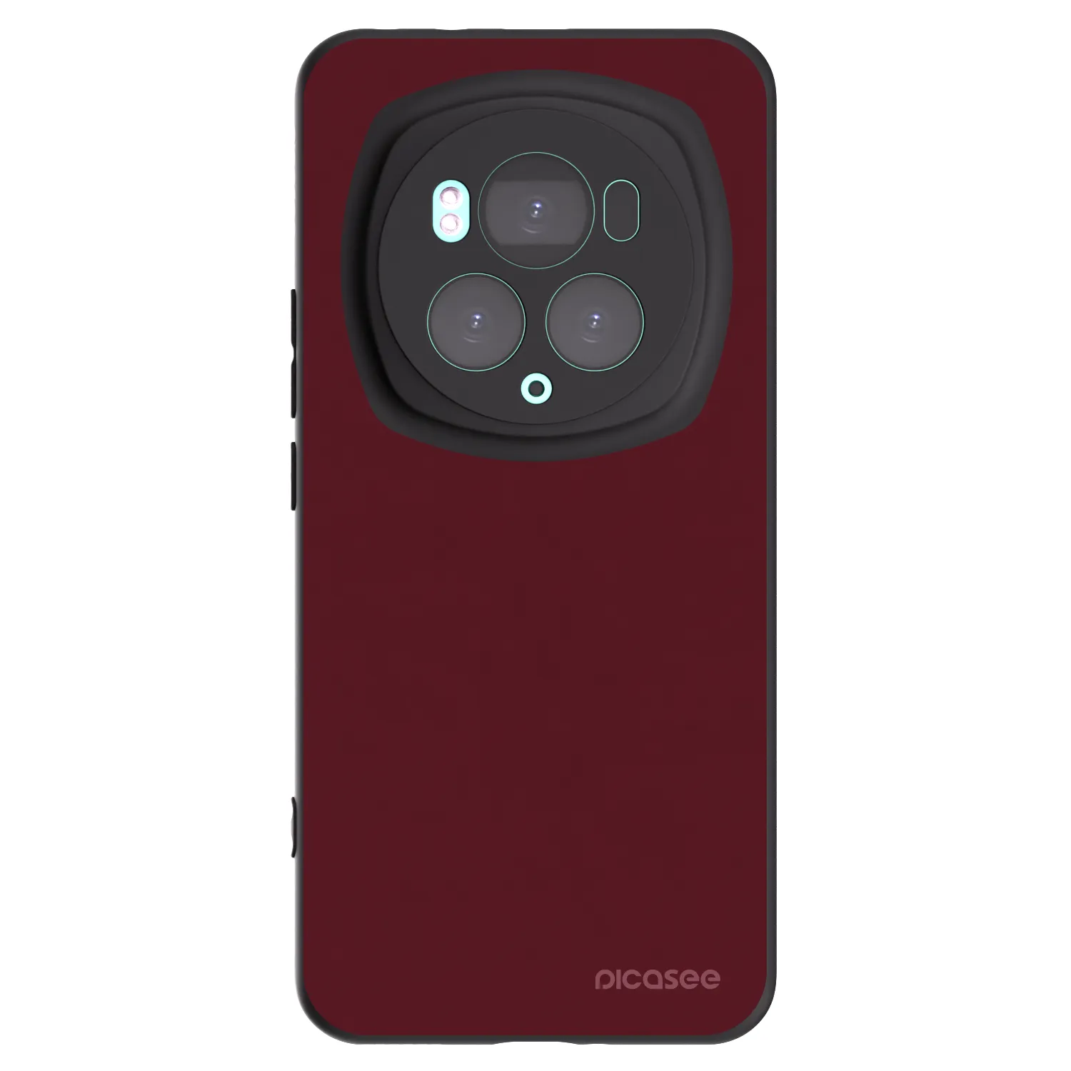 Picasee Μαύρη θήκη σιλικόνης για Honor Magic6 Pro - Burgundy red