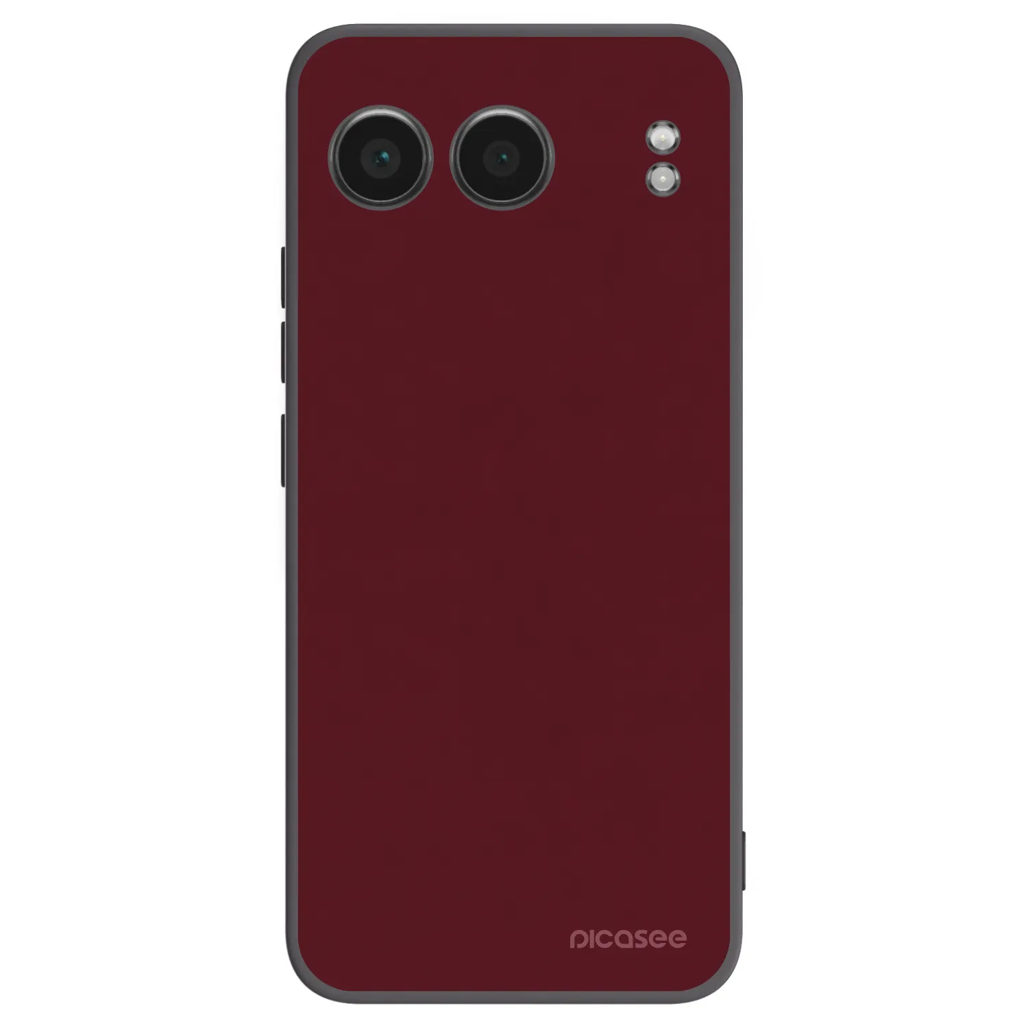 Picasee Μαύρη θήκη σιλικόνης για OnePlus Nord 4 - Burgundy red