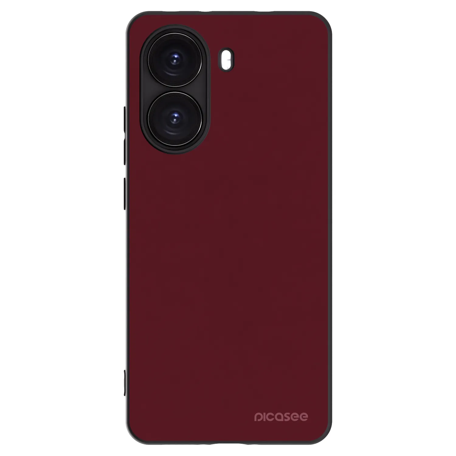 Picasee Μαύρη θήκη σιλικόνης για Xiaomi Poco X7 Pro 5G - Burgundy red