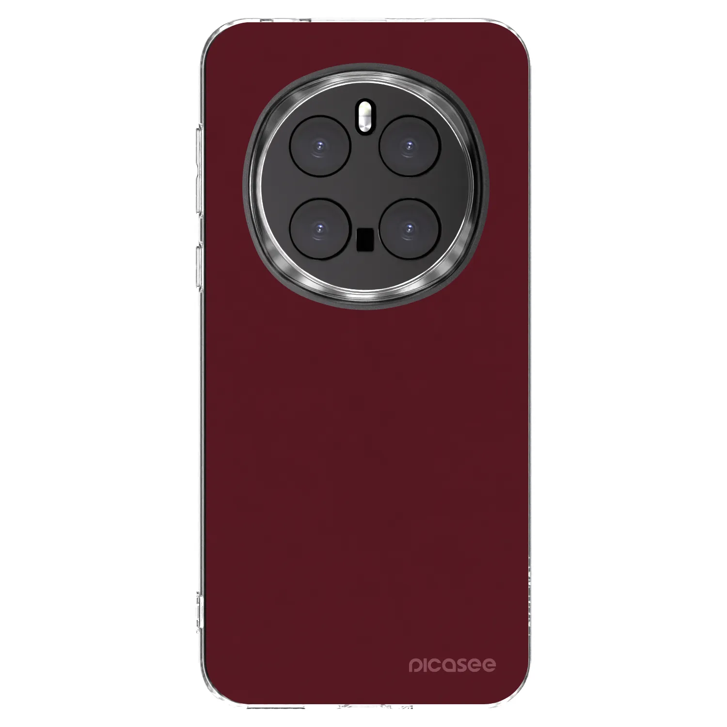Picasee διαφανής θήκη σιλικόνης Honor Magic7 Pro 5G - Burgundy red