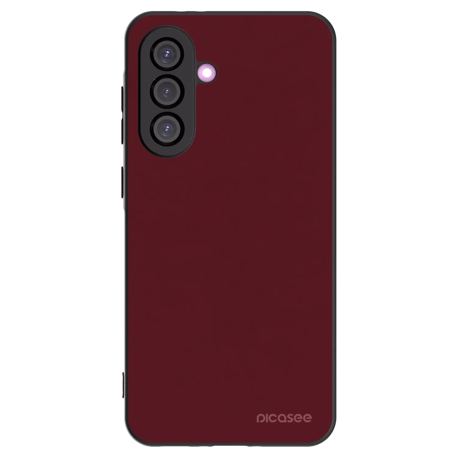 Picasee Μαύρη θήκη σιλικόνης για Samsung Galaxy A36 5G - Burgundy red
