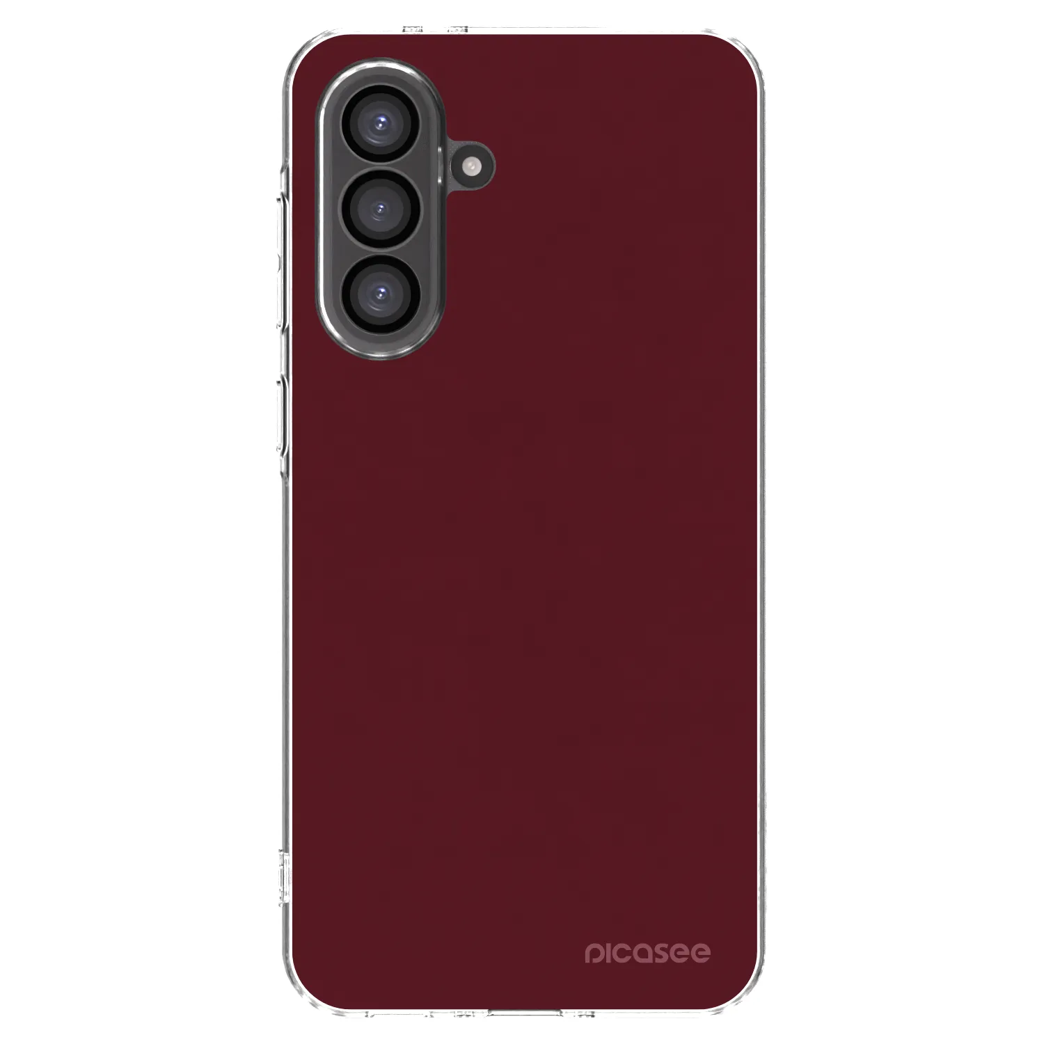 Picasee διαφανής θήκη σιλικόνης Samsung Galaxy A36 5G - Burgundy red
