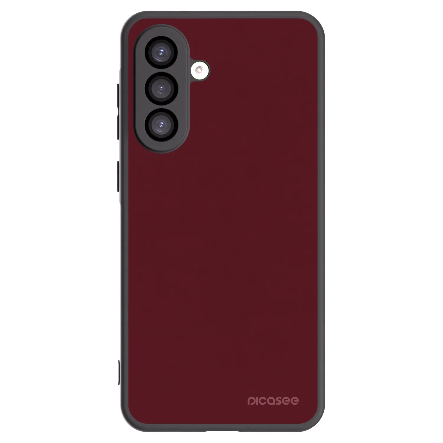 Picasee Μαύρη θήκη σιλικόνης για Samsung Galaxy A26 5G A266B - Burgundy red
