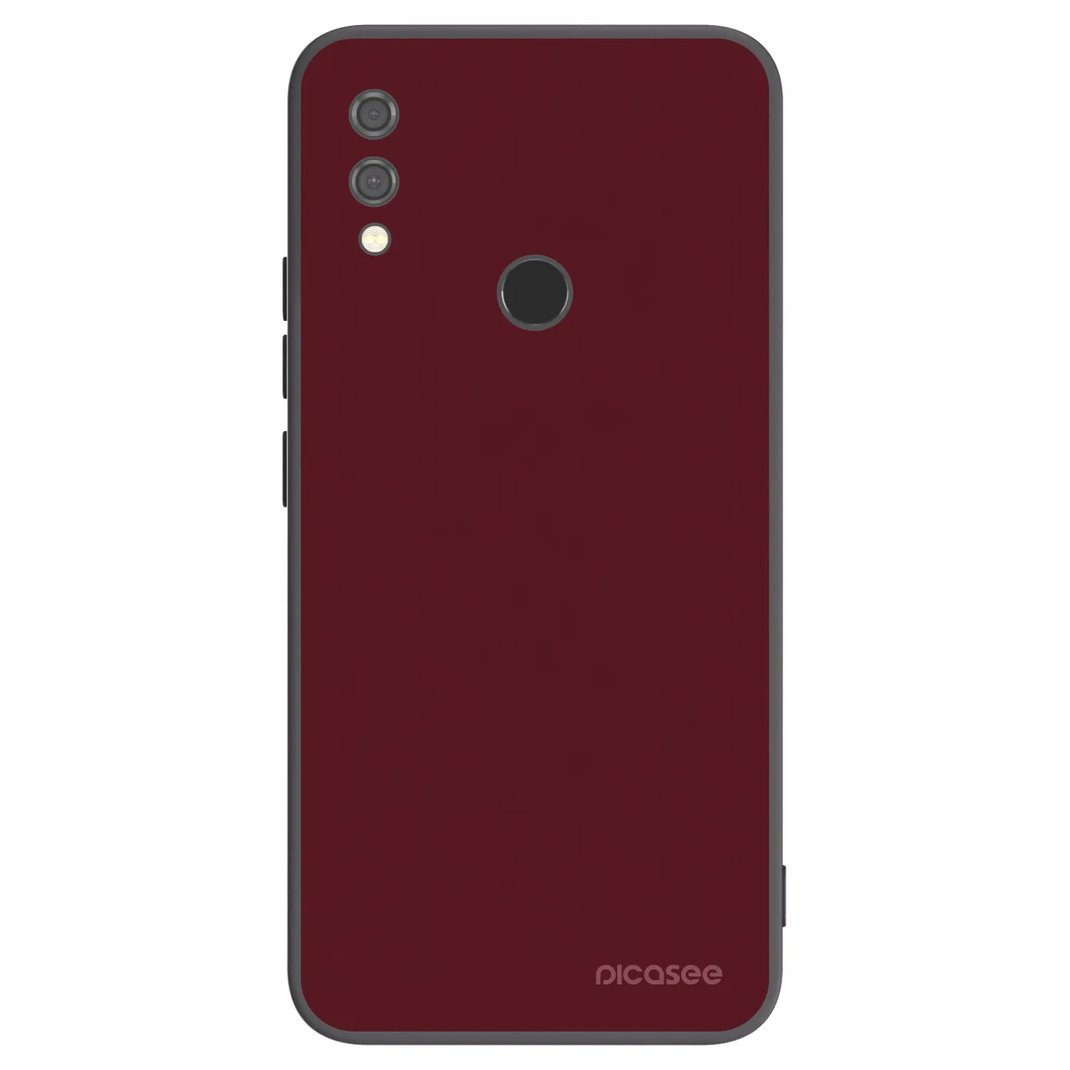 Picasee Μαύρη θήκη σιλικόνης για Xiaomi Redmi Note 7 - Burgundy red
