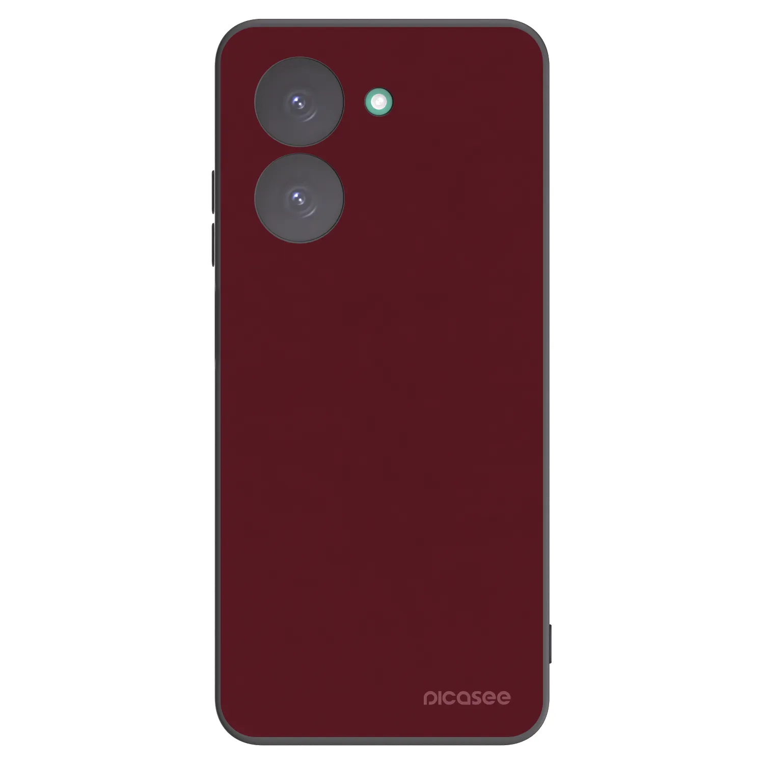 Picasee Μαύρη θήκη σιλικόνης για Xiaomi Redmi A5 - Burgundy red