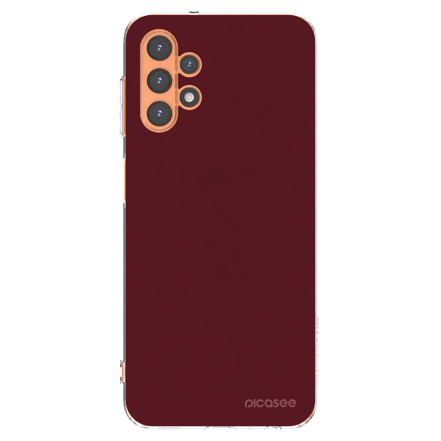 Picasee διαφανής θήκη σιλικόνης Samsung Galaxy A13 5G - Burgundy red