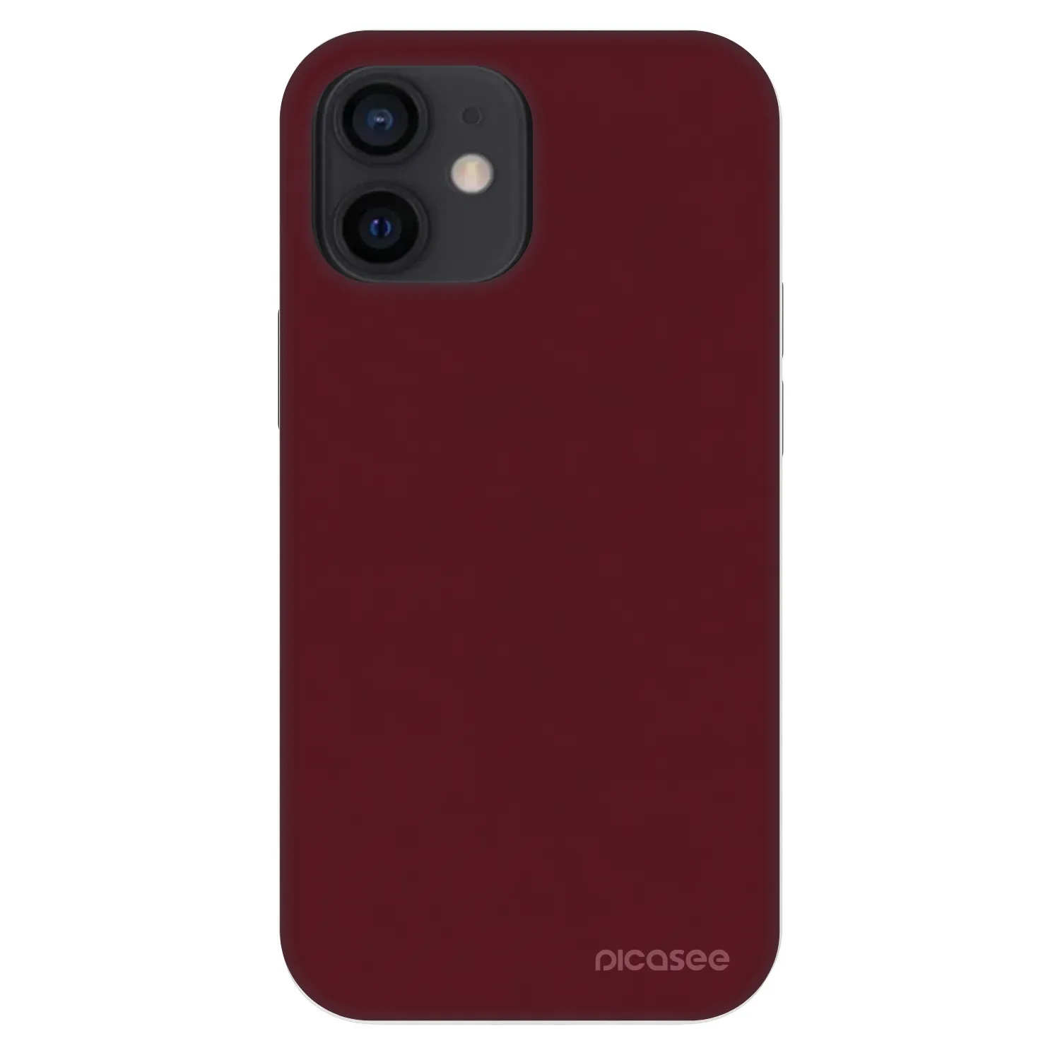 Picasee Fashion Case για Apple iPhone 12 mini - Burgundy red