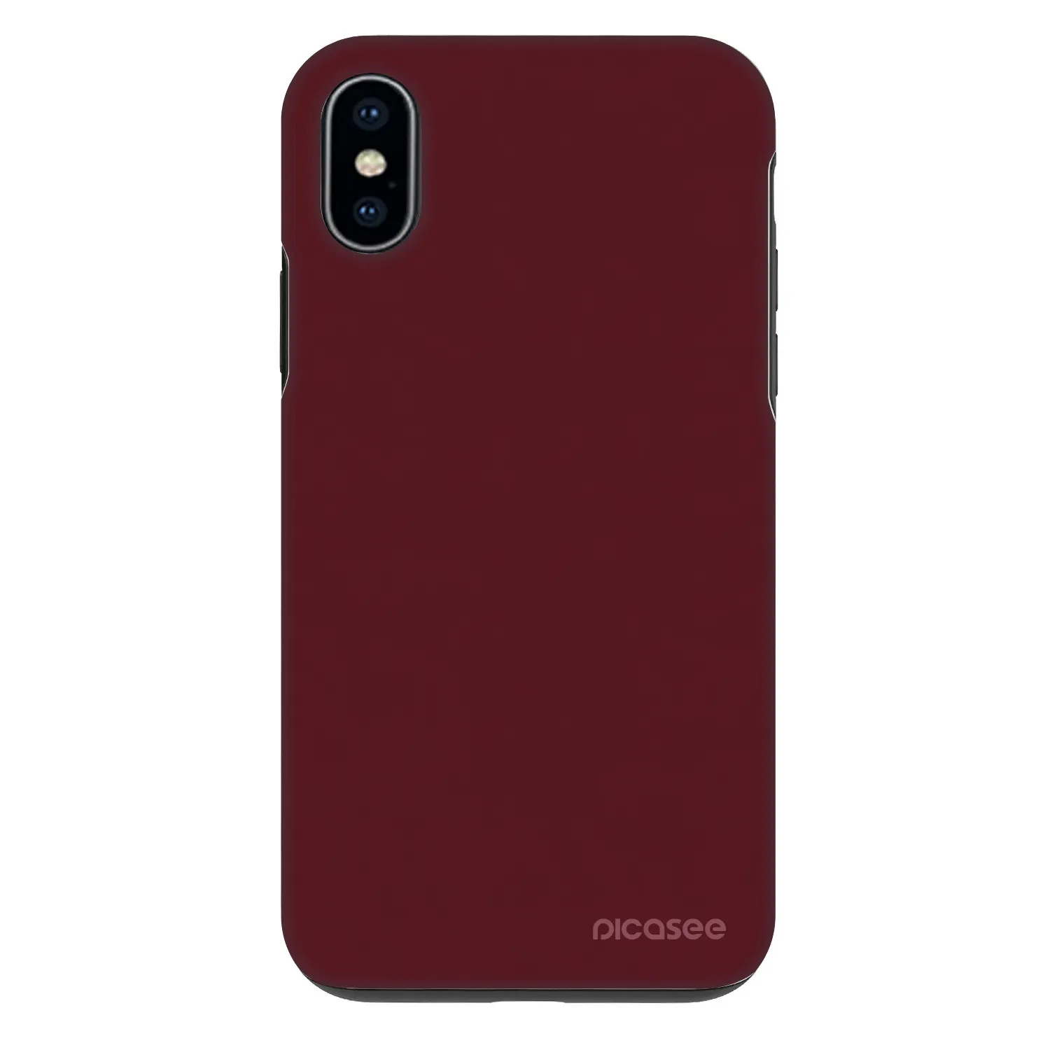 Picasee Fashion Case για Apple iPhone X/XS - Burgundy red