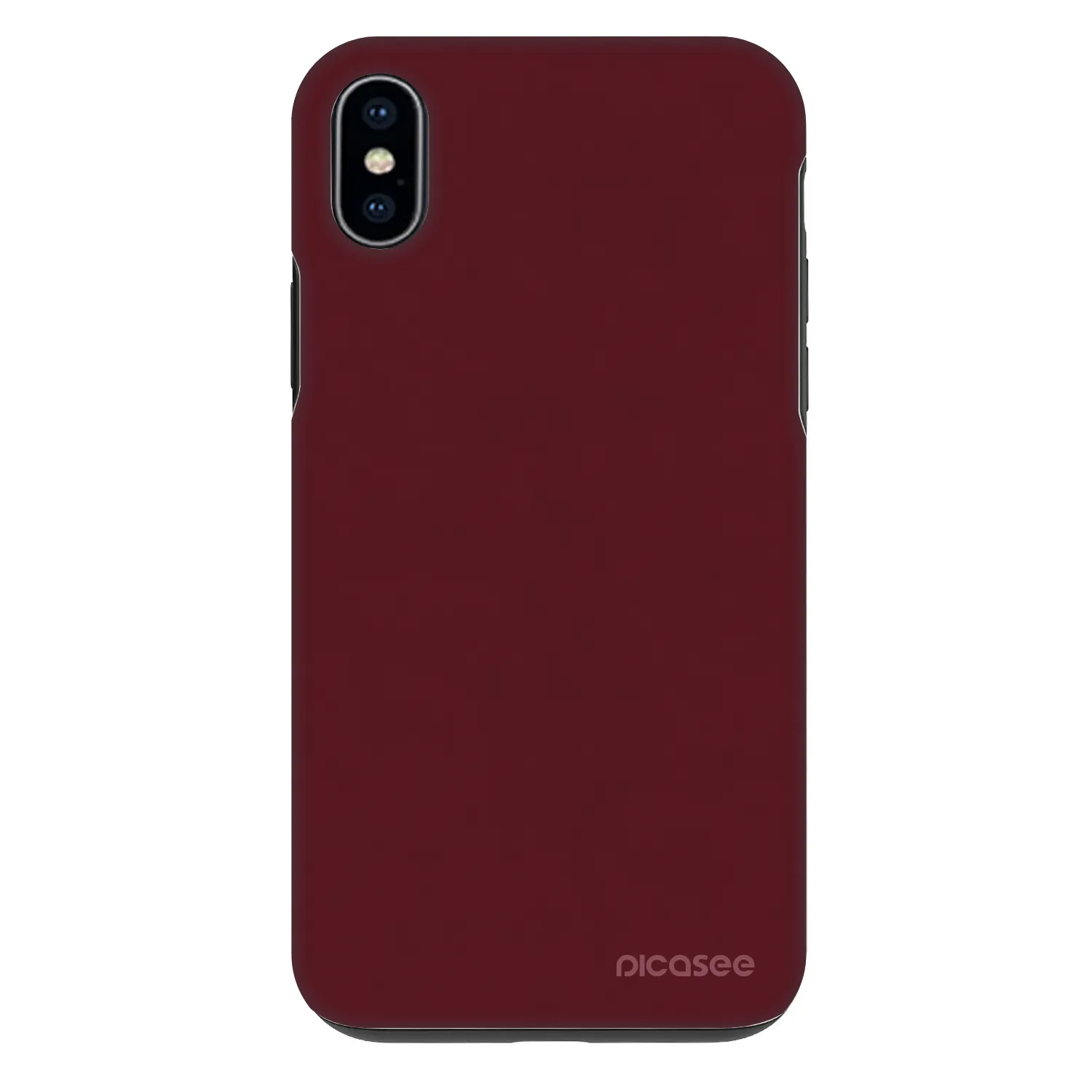 Picasee Fashion Case για Apple iPhone XS Max - Burgundy red