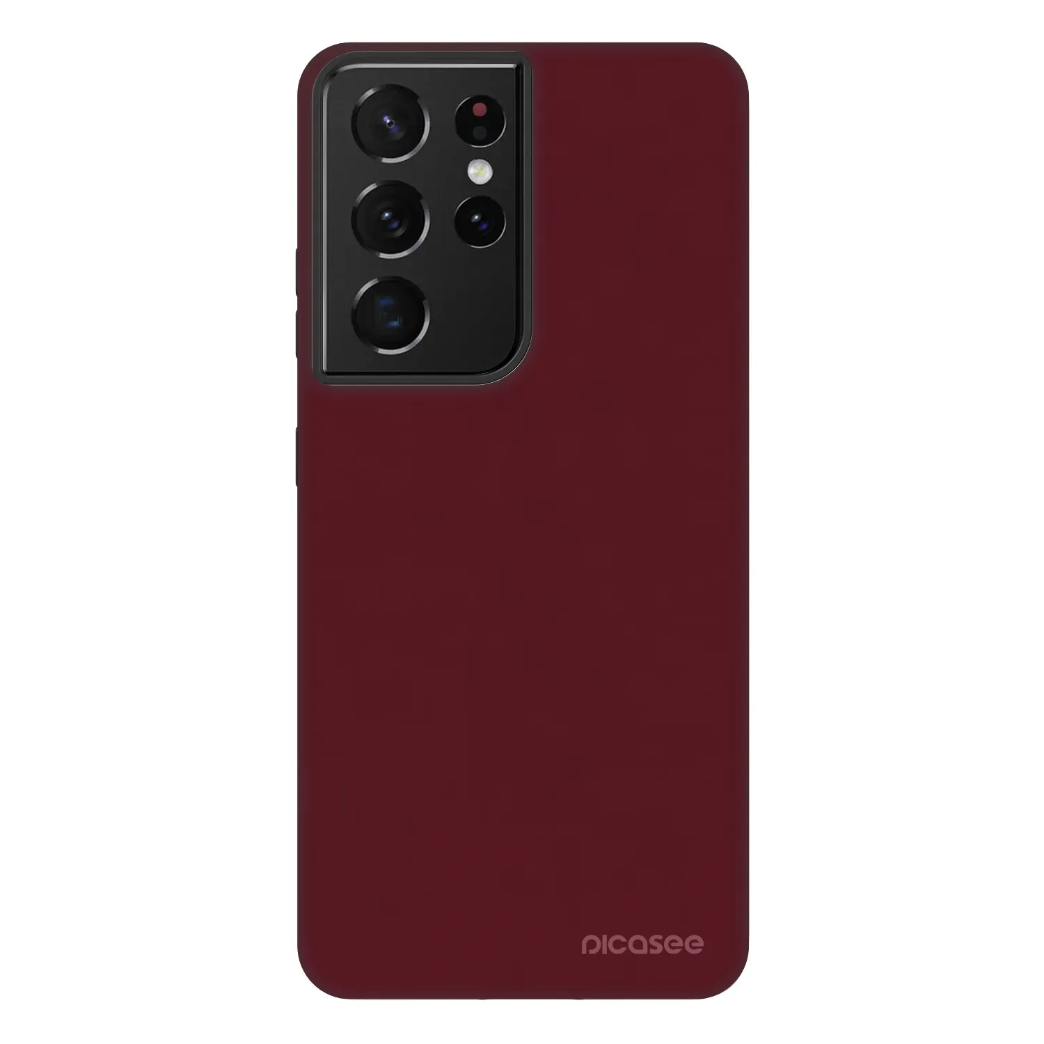 Picasee Fashion Case για Samsung Galaxy S21 Ultra 5G G998B - Burgundy red