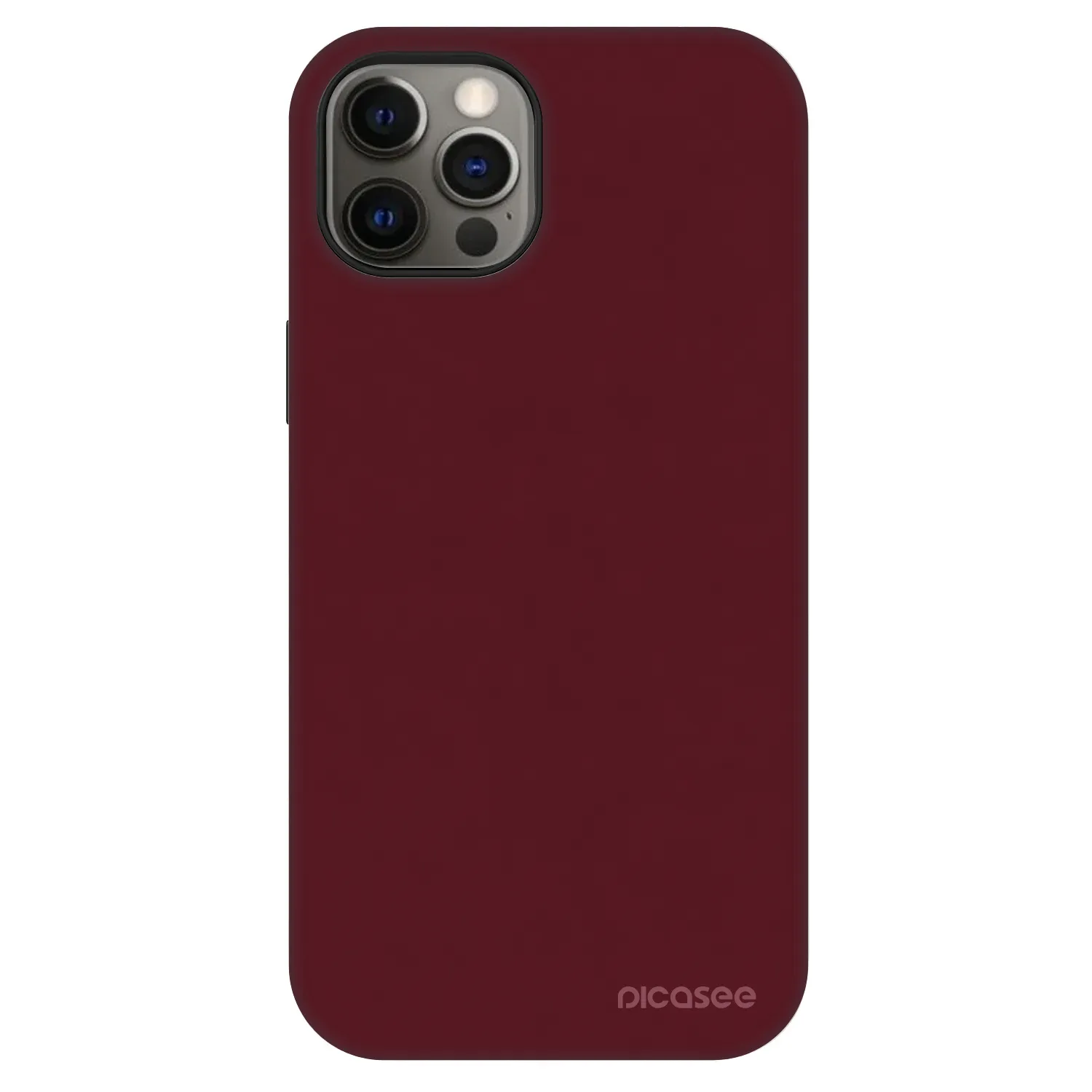 Picasee Fashion Case MagSafe για Apple iPhone 12 Pro - Burgundy red