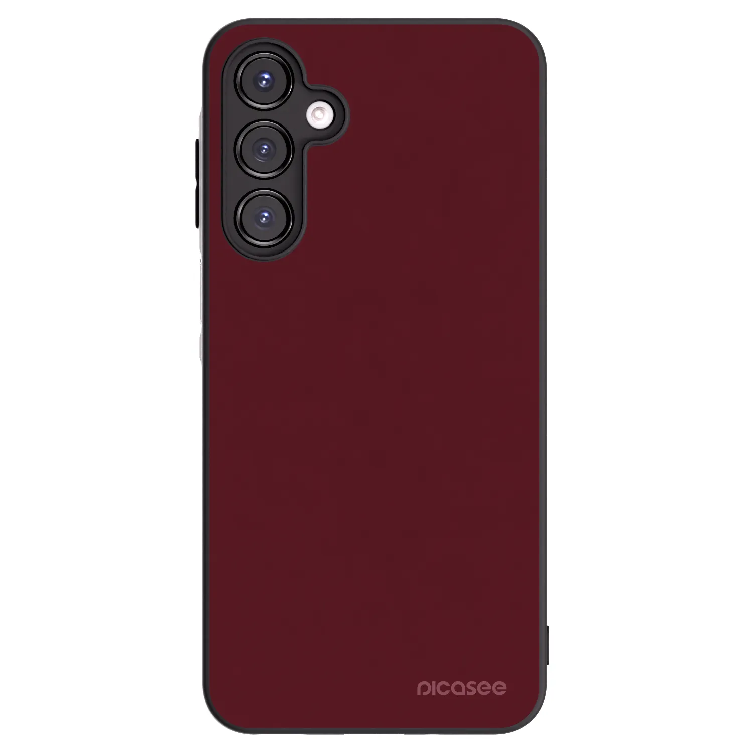 Picasee Μαύρη θήκη σιλικόνης για Samsung Galaxy A16 4G - Burgundy red