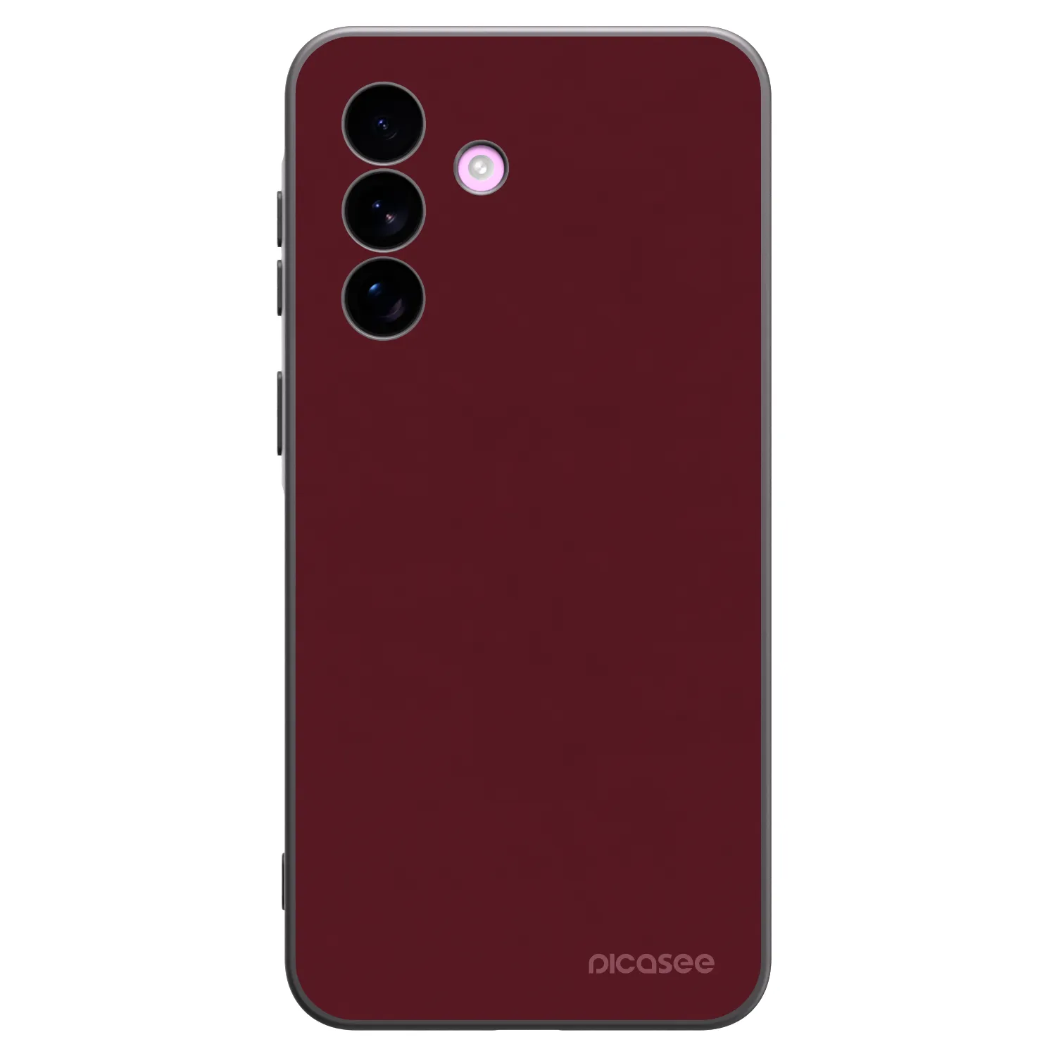 Picasee Μαύρη θήκη σιλικόνης για Samsung Galaxy A57 5G - Burgundy red