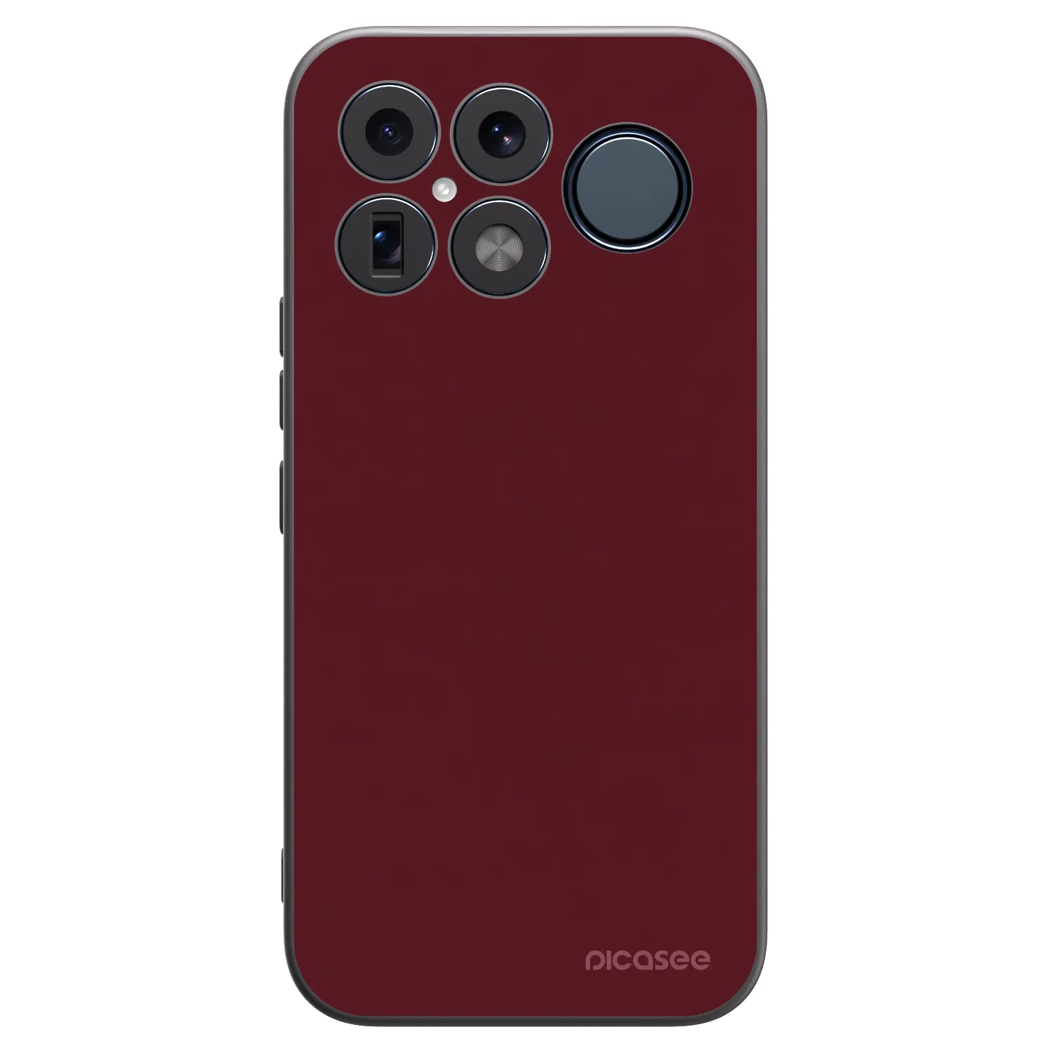 Picasee Μαύρη θήκη σιλικόνης για Xiaomi Poco F8 Ultra - Burgundy red