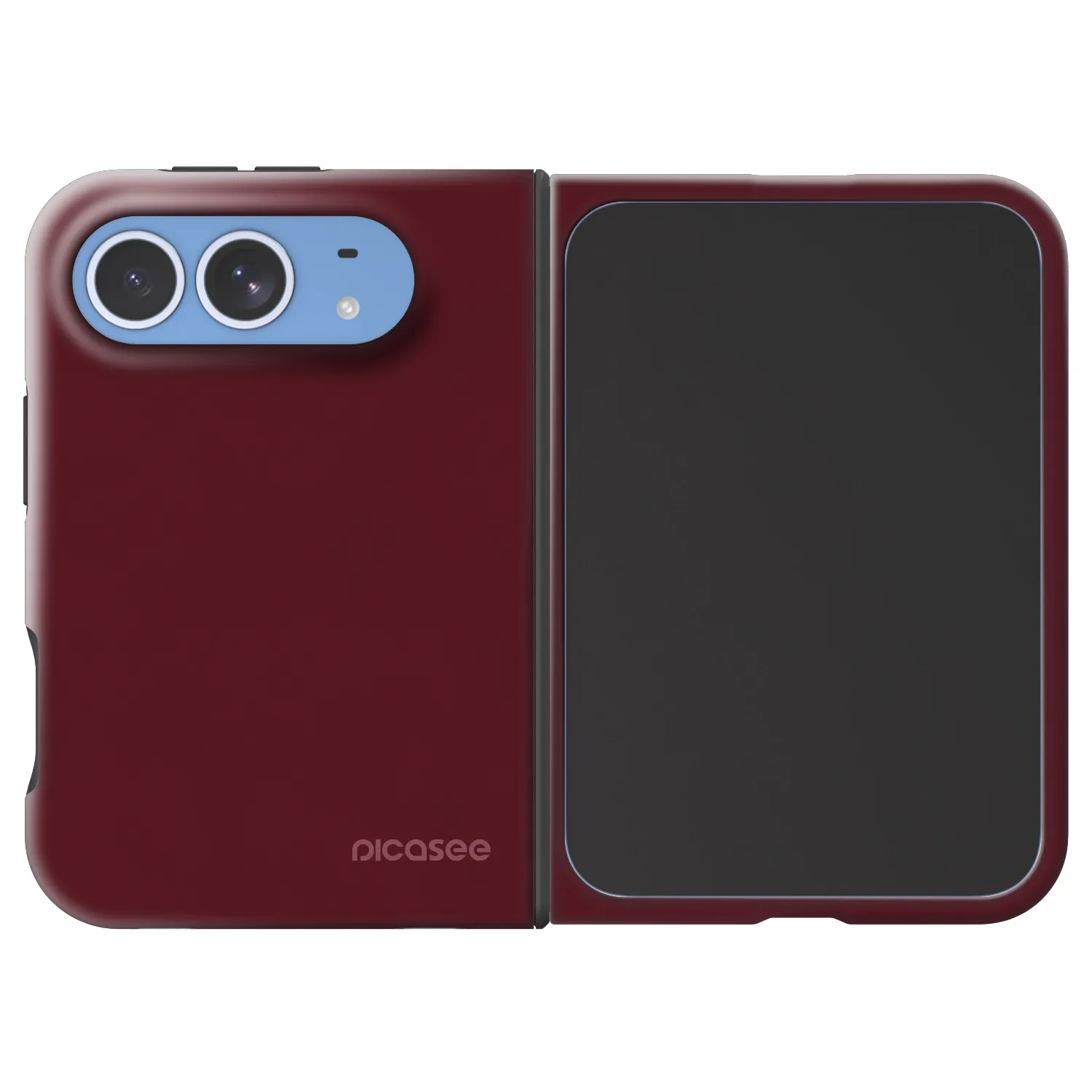 Picasee Fashion Case MagSafe για Apple iPhone Duo - Burgundy red