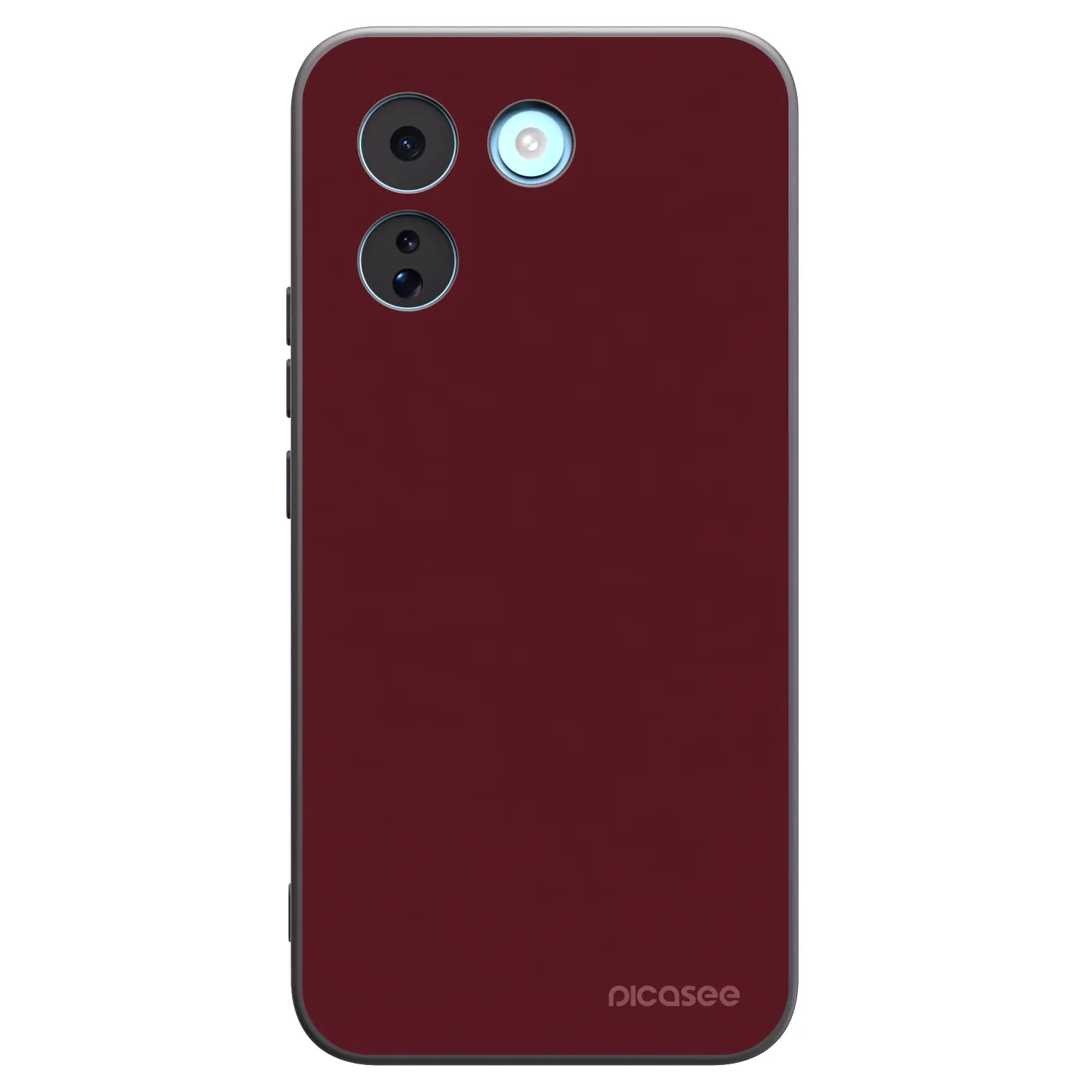 Picasee Μαύρη θήκη σιλικόνης για Xiaomi Redmi Note 17 Pro MAX 5G - Burgundy red
