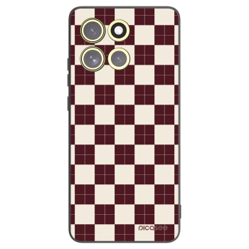 Picasee Μαύρη θήκη σιλικόνης για Motorola Moto G86 Power 5G - Checked Away