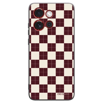 Picasee Μαύρη θήκη σιλικόνης για Motorola Edge 60 Neo 5G - Checked Away