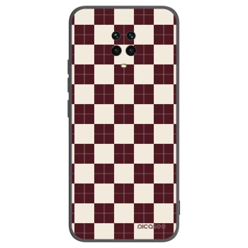 Picasee Μαύρη θήκη σιλικόνης για Xiaomi Redmi Note 9 Pro - Checked Away