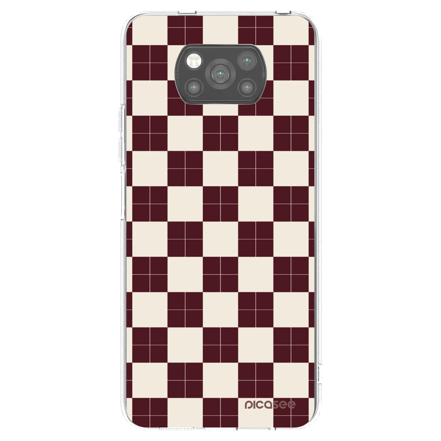 Picasee Μαύρη θήκη σιλικόνης για Xiaomi Poco X3 Pro - Checked Away