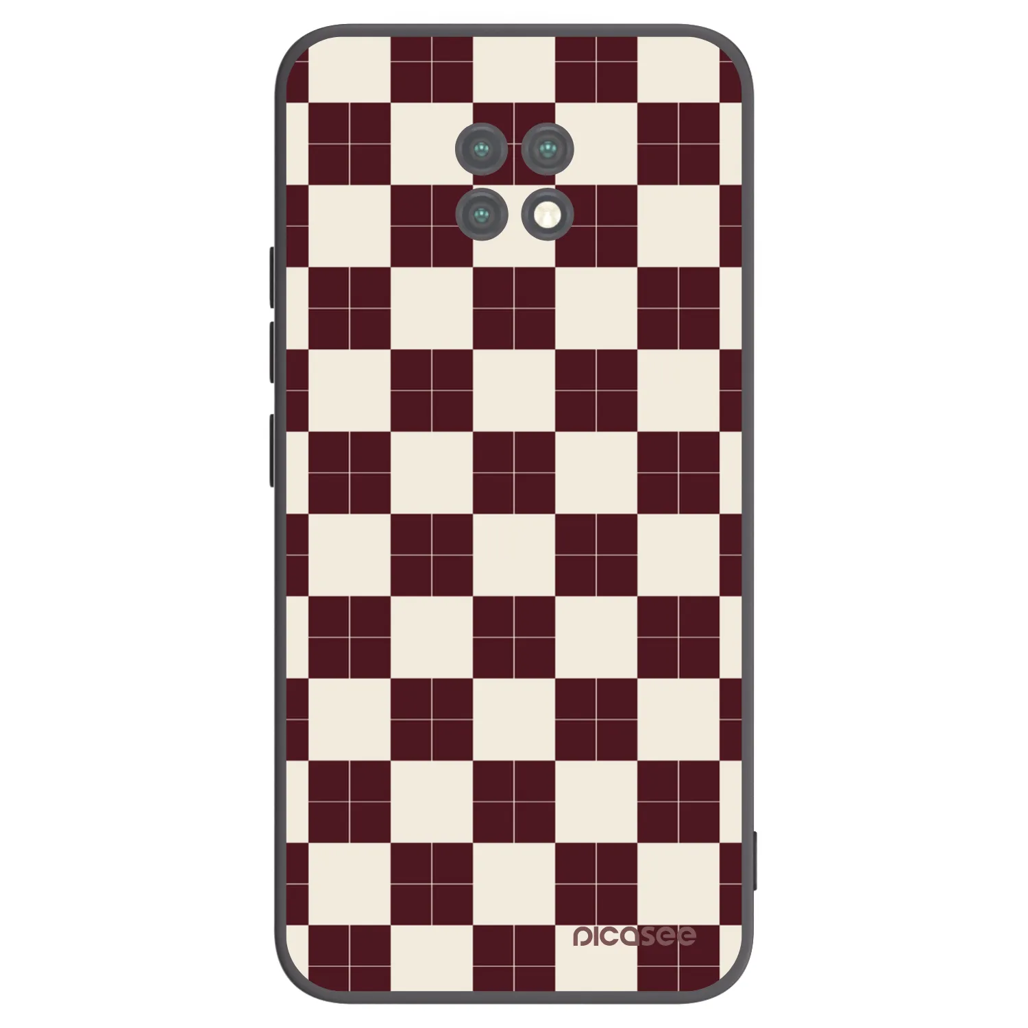 Picasee Μαύρη θήκη σιλικόνης για Xiaomi Redmi Note 9T - Checked Away