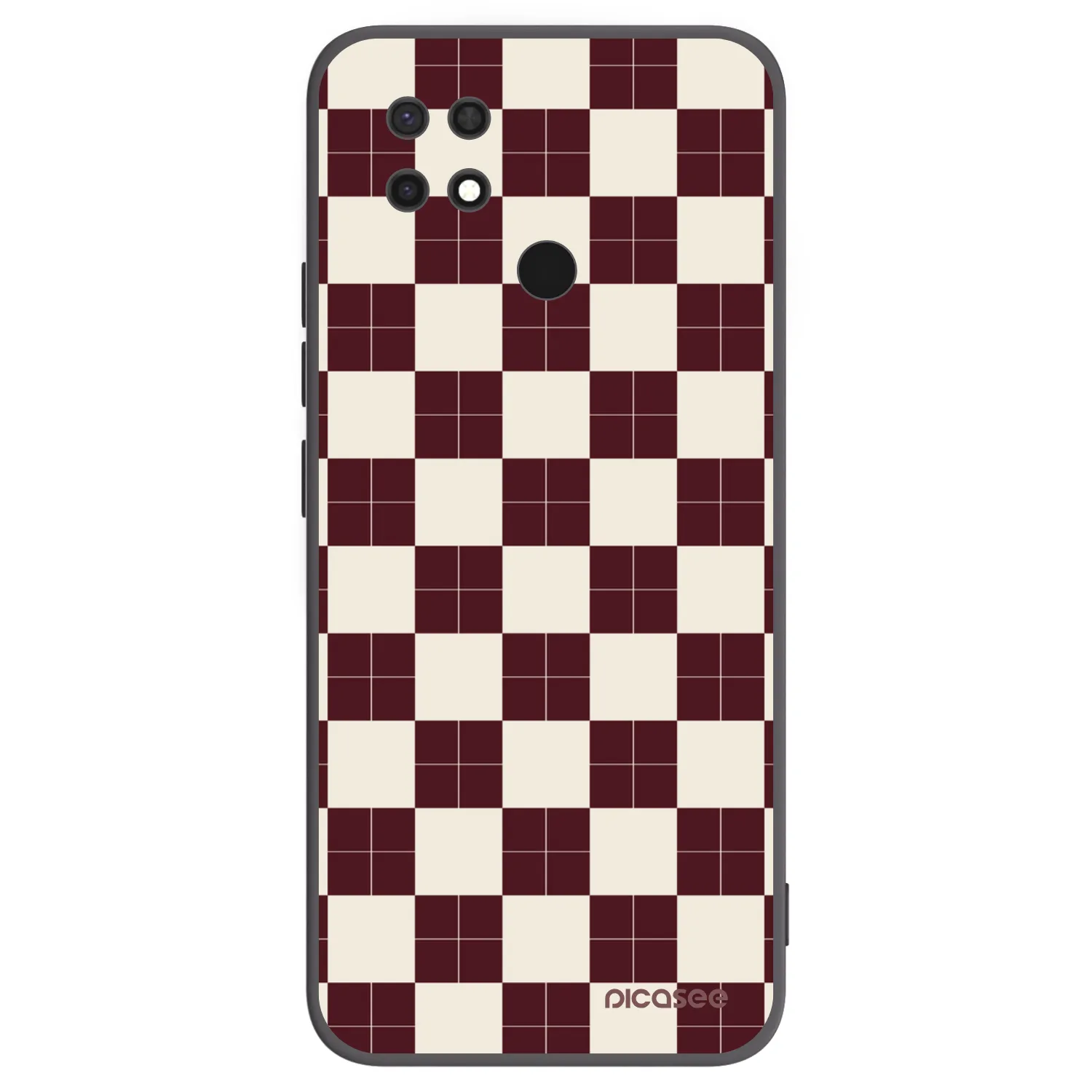 Picasee Μαύρη θήκη σιλικόνης για Xiaomi Redmi 10C - Checked Away