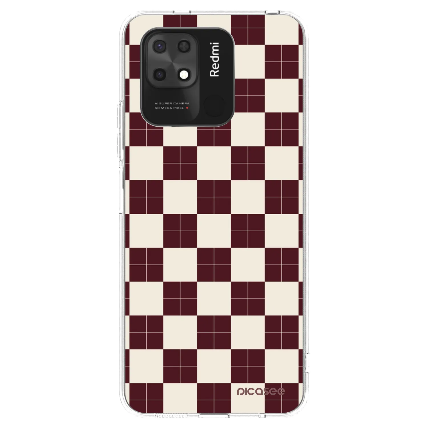 Picasee διαφανής θήκη σιλικόνης Xiaomi Redmi 10C - Checked Away