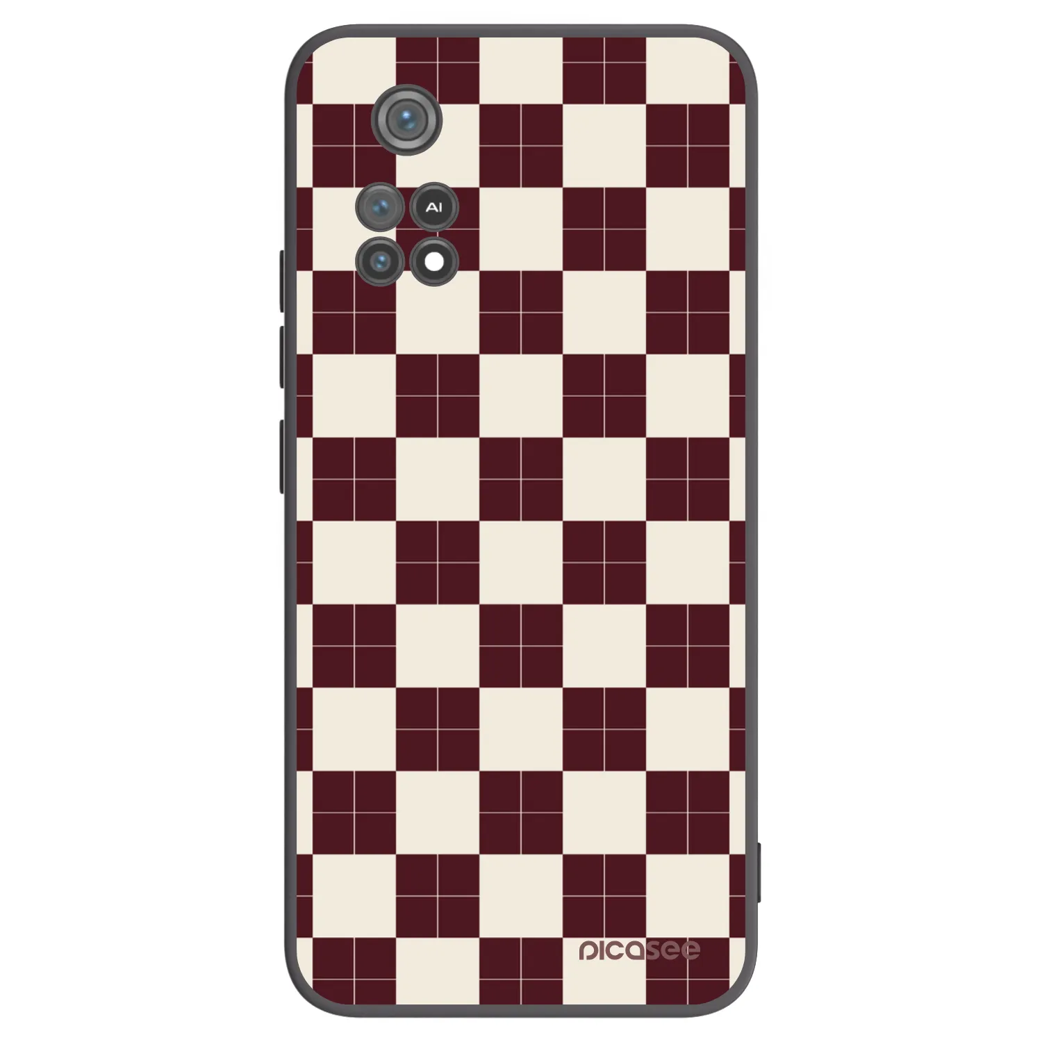 Picasee Μαύρη θήκη σιλικόνης για Xiaomi Poco M4 Pro - Checked Away