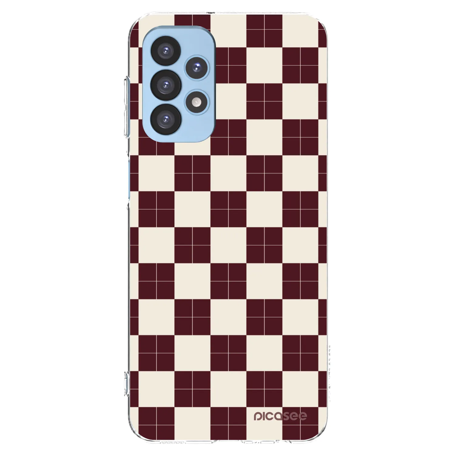 Picasee διαφανής θήκη σιλικόνης Samsung Galaxy A23 A235F 4G - Checked Away