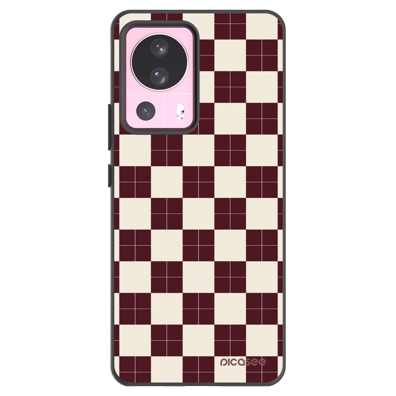 Picasee Μαύρη θήκη σιλικόνης για Xiaomi 13 Lite - Checked Away