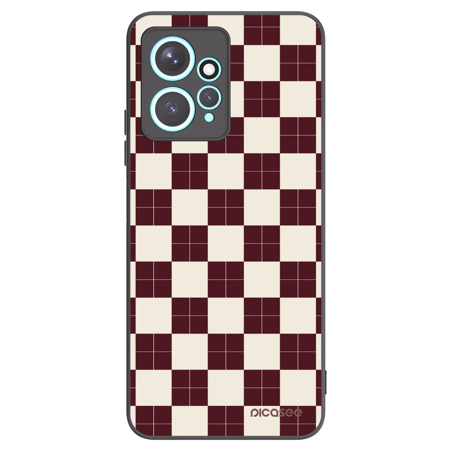 Picasee Μαύρη θήκη σιλικόνης για Xiaomi Redmi Note 12 4G - Checked Away