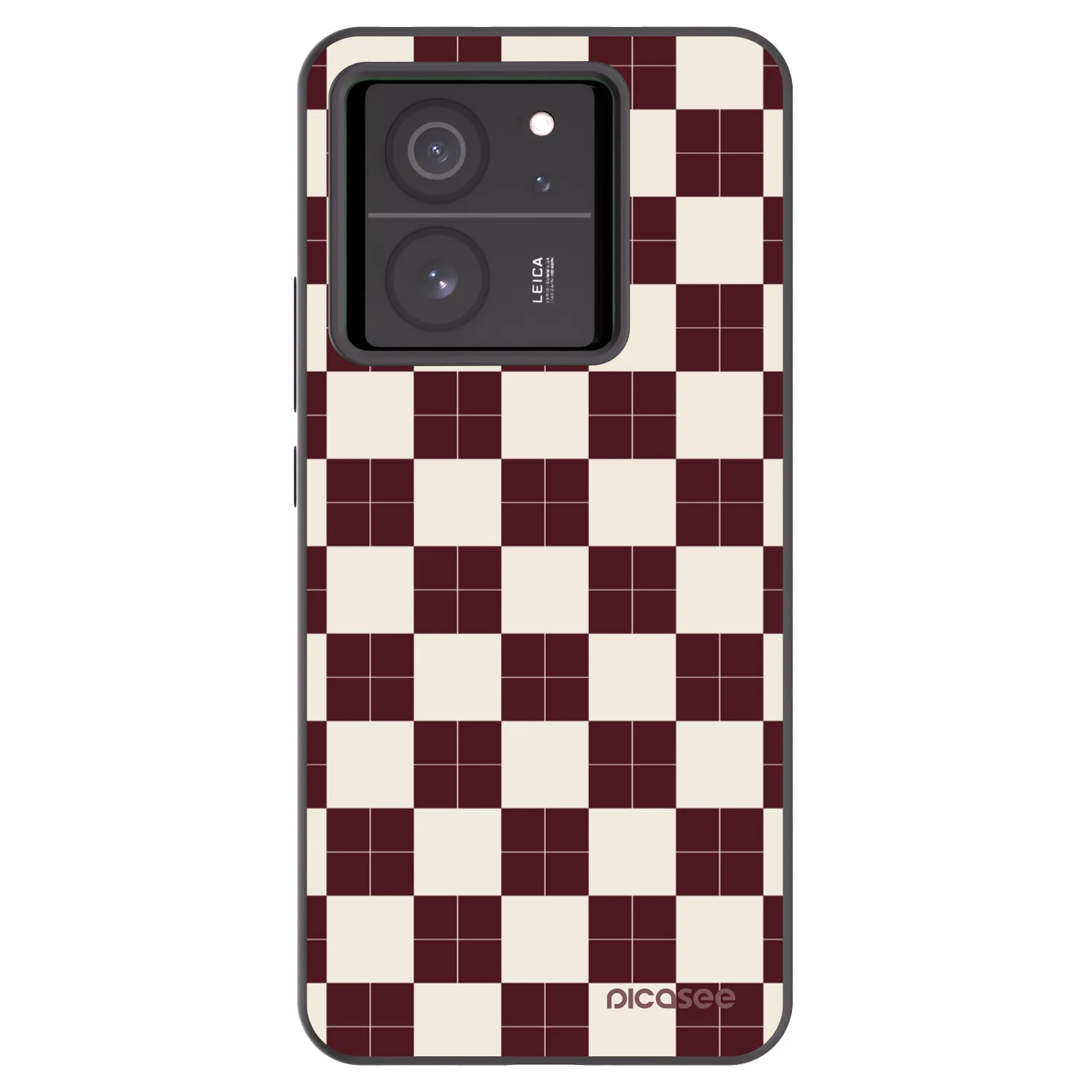 Picasee Μαύρη θήκη σιλικόνης για Xiaomi 13T Pro - Checked Away